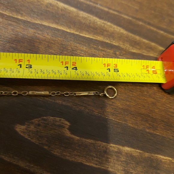 Vintage Simmons 1890-1920's Bar Link Pocket Watch Chain - Picture 9 of 11